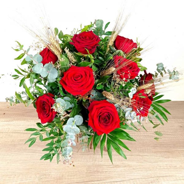 ramo-de-nueve-rosas-rojas-floristeria-les-flors-igualada