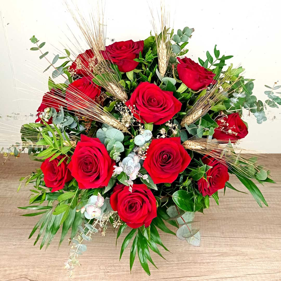 ram-dotze-roses-vermelles-floristeria-les-flors-igualada
